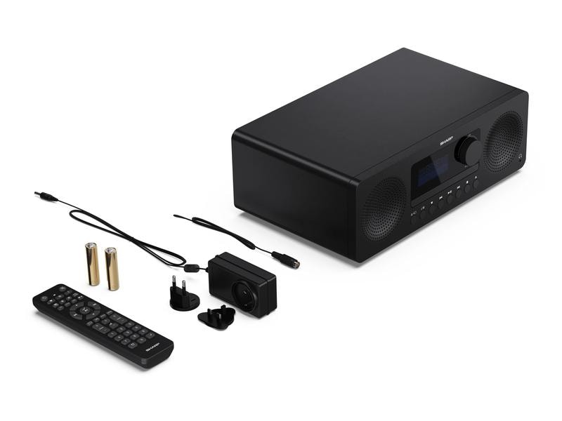 Sharp DAB  Radio XL-B720D Schwarz Das All-in-One HiFi System