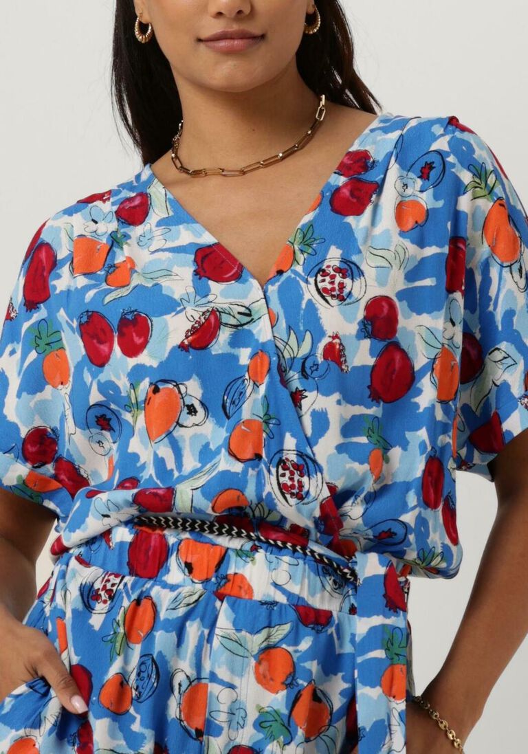 POM AMSTERDAM blauwe pom amsterdam  jumpsuite 7309