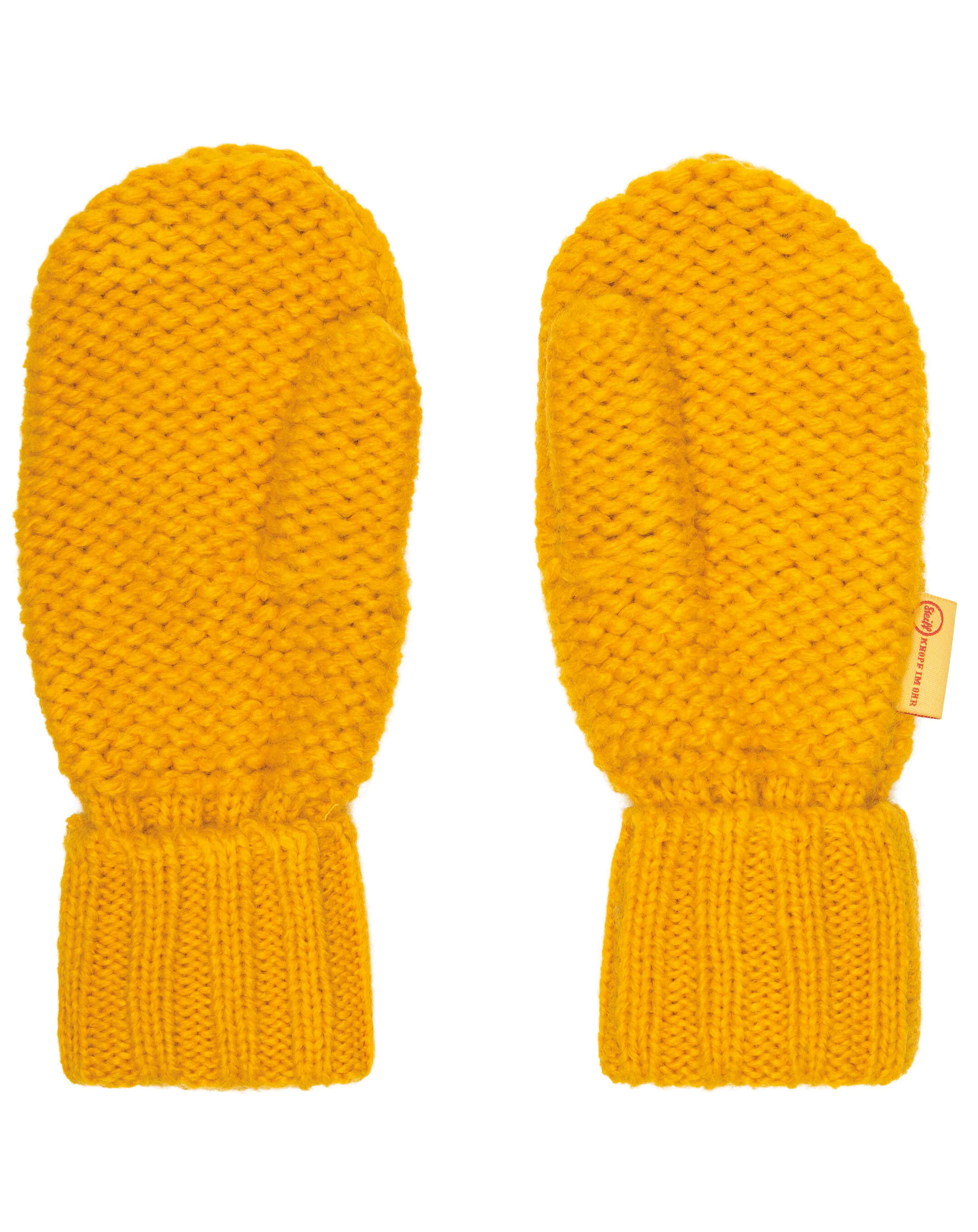 Strick-Fäustlinge MINI CLASSIC in sunflower
