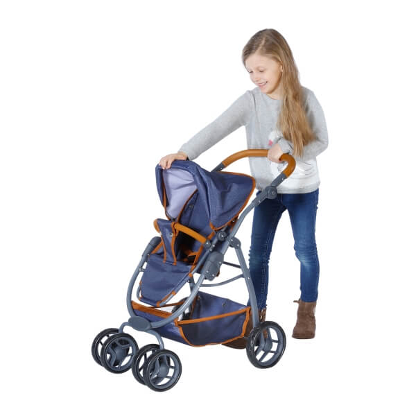 Puppenwagen Coco - dark blue