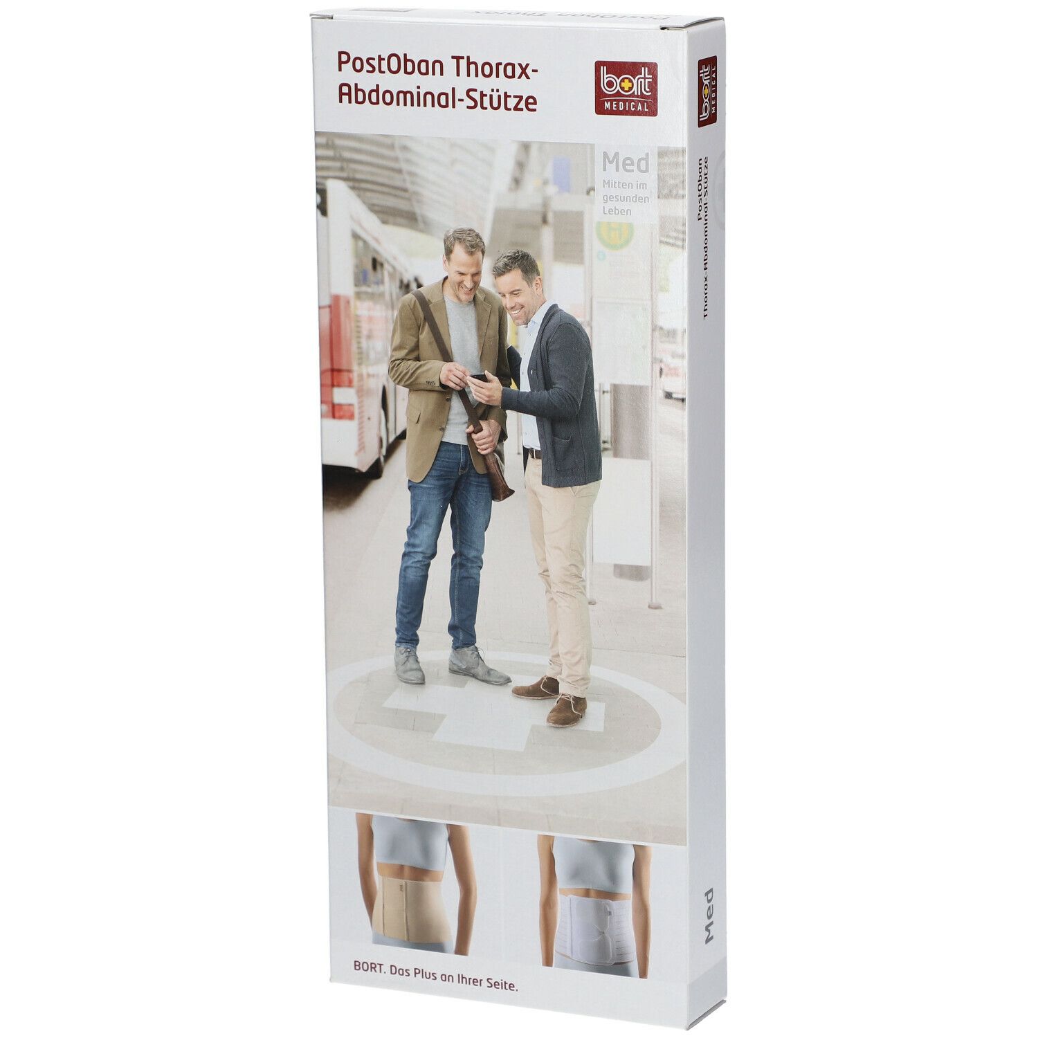 BORT PostOban® Thorax-Abdominal-Stütze Gr. 3 21 cm weiß