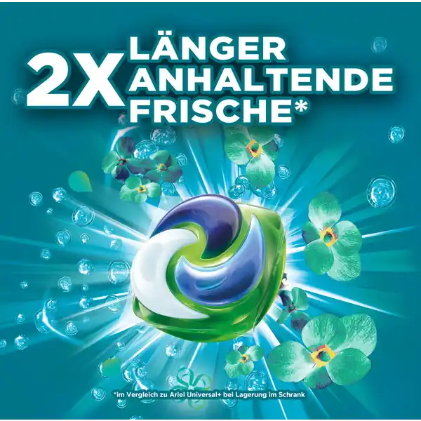 All-in-1 Pods Universal+ Vollmaschmittel Flüssig 3 WL Reisegröße