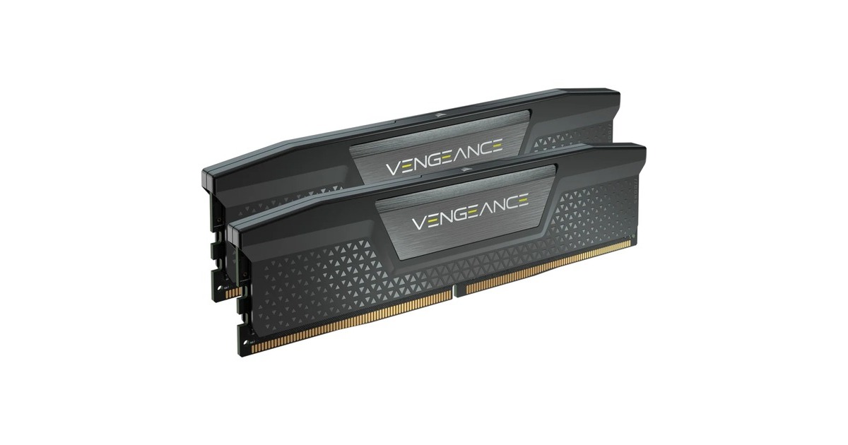 Corsair32 GB DDR5-4800 Kit werkgeheugen  (Zwart, CMK32GX5M2A4800C40, Vengeance, XMP 3.0)