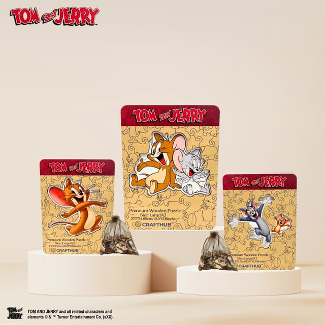 Crafthub Tom & Jerry-puslespil (munter)