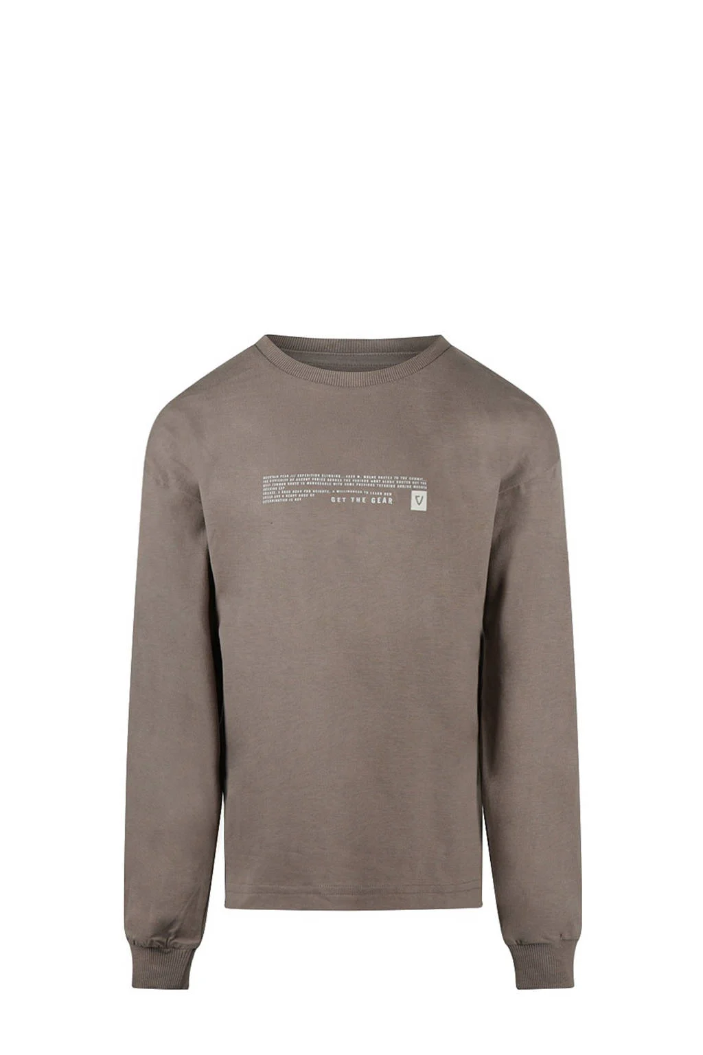 No Way Monday longsleeve taupe
