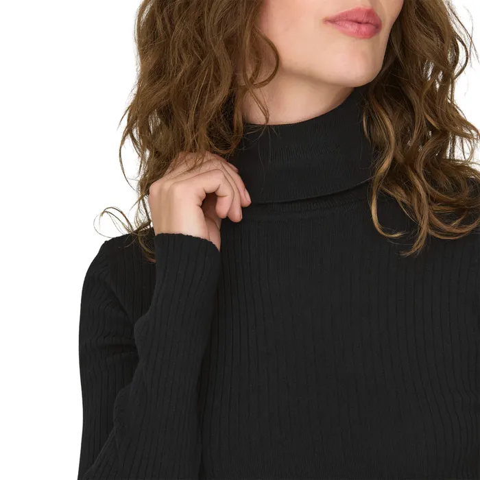 JDY Plum Roll Neck Trui Dames