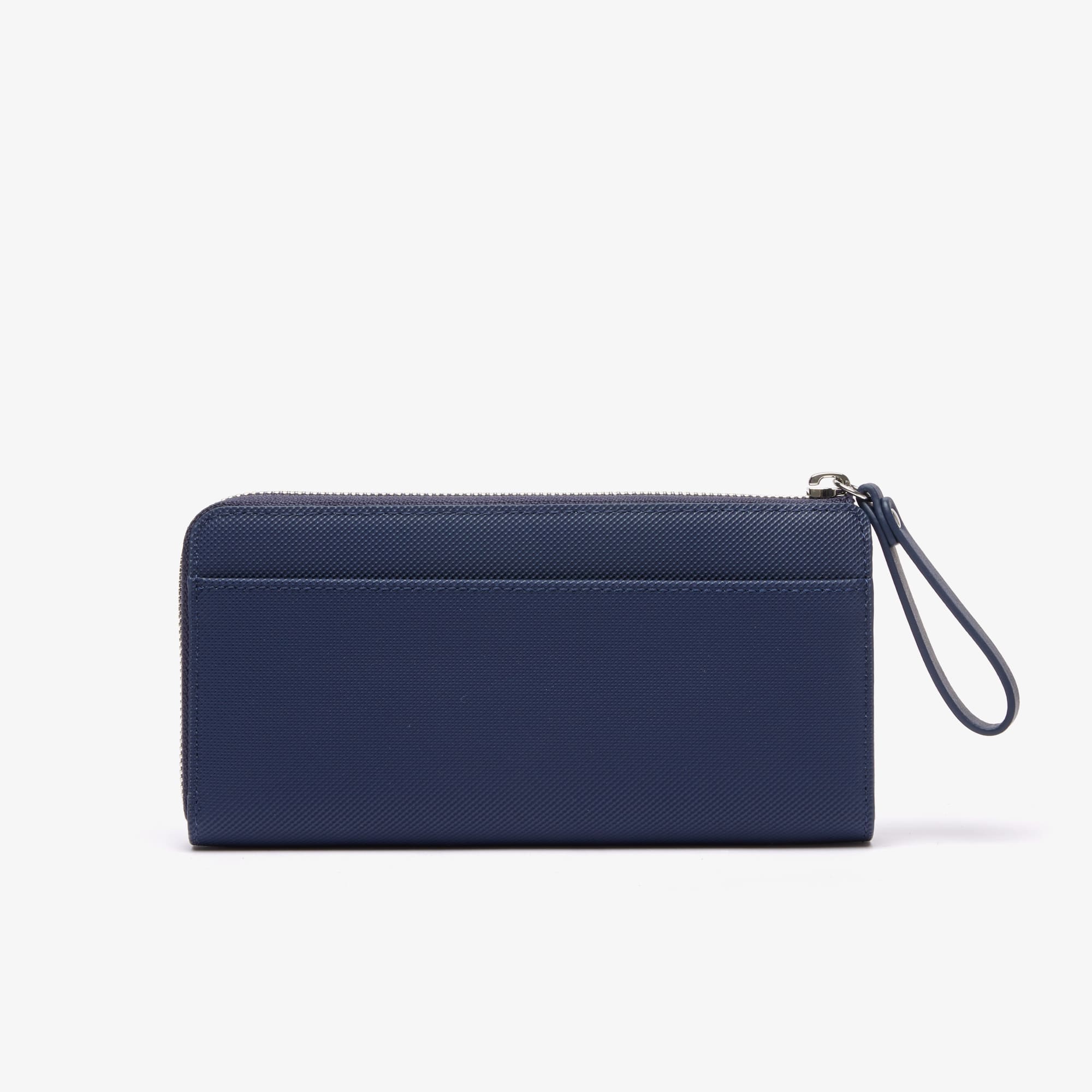 Portefeuille zip Daily Lifestyle en toile enduite Portefeuilles & Petite Maroquinerie - Bleu - Lacoste - Femme