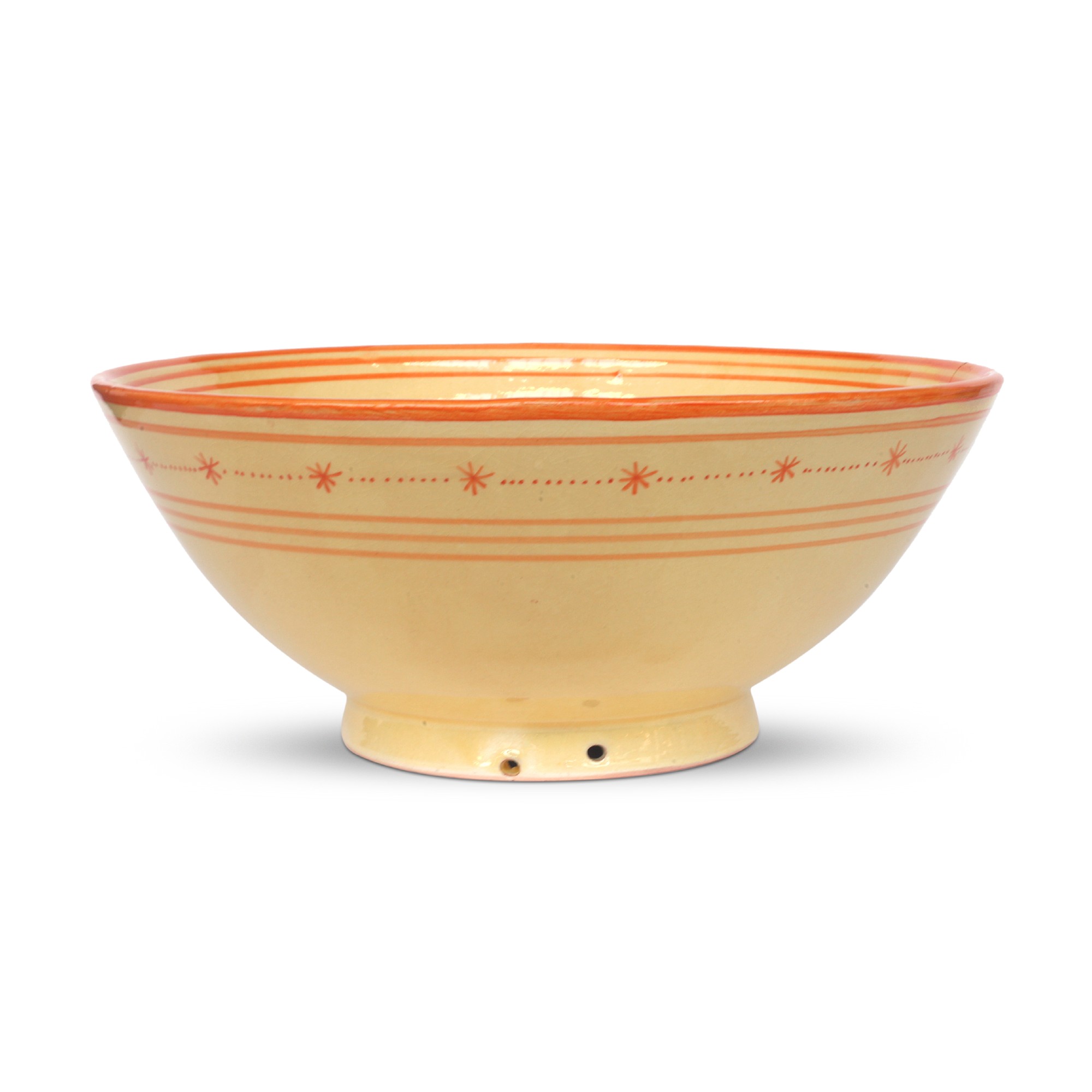 Zierschale 'Sonne', gelb, Ø 30 cm, H 12 cm von fischer's lagerhaus