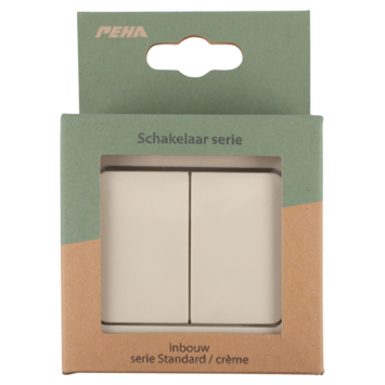 Peha Standard serieschakelaar crème