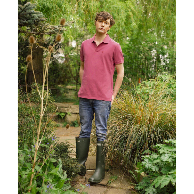 Washed Sports Polo - Polo homme