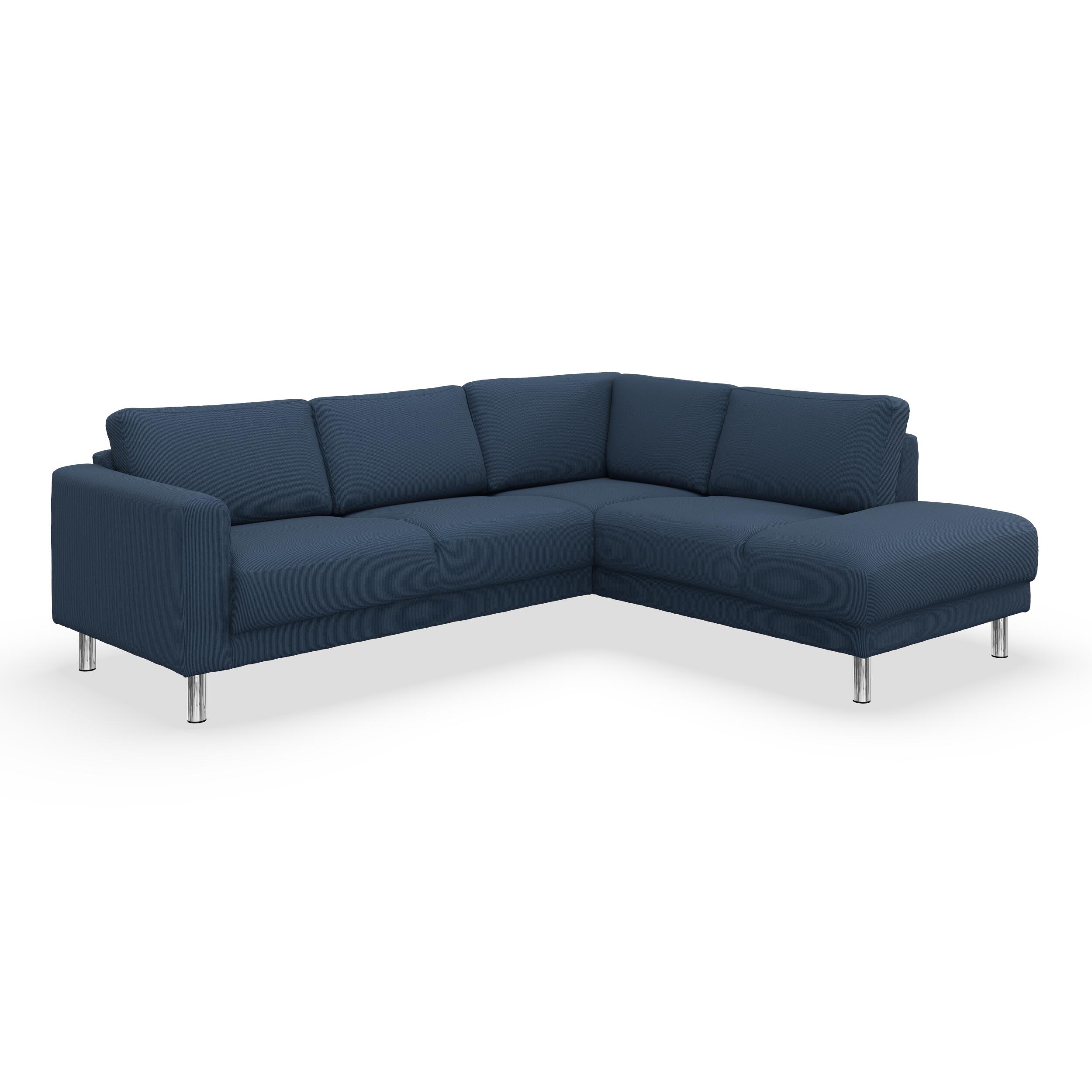 Cleveland højrevendt sofa med pufafslutning
