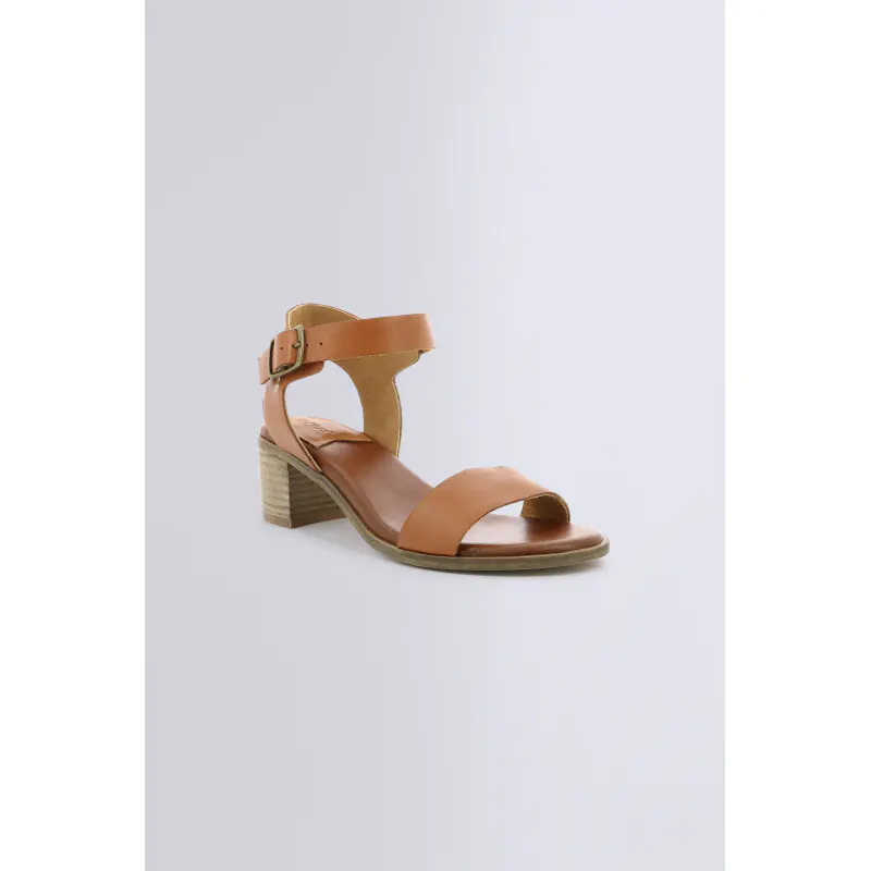 VOLOU CAMEL SANDALES Cuir Femme