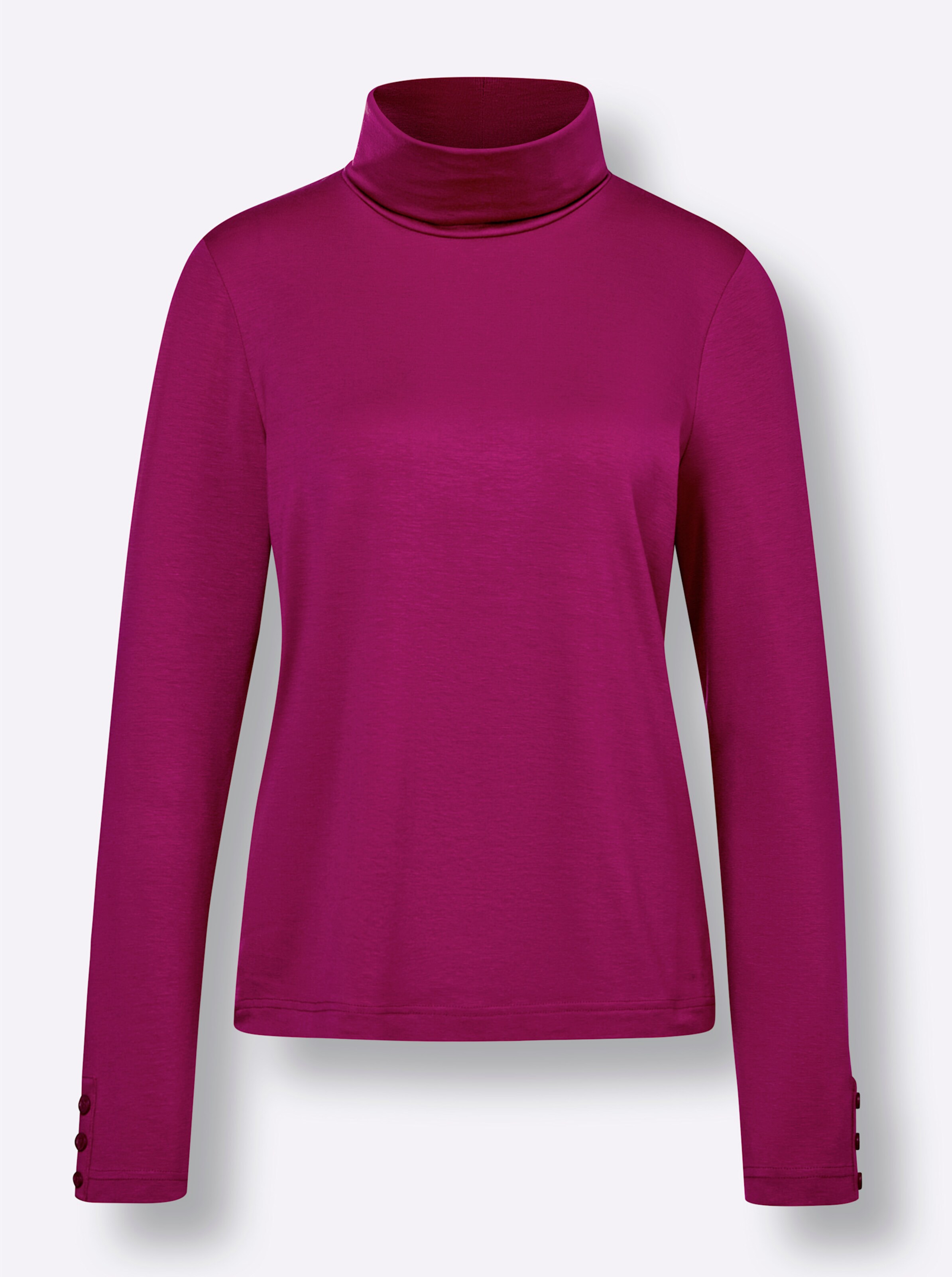 CREATION L PREMIUM Strickjacke in magenta