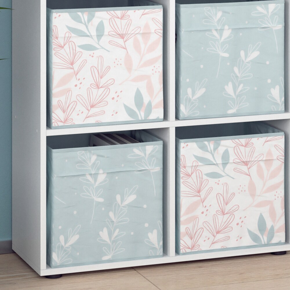 Vicco Raumteiler Würfelregal Standregal Tetra Weiß Faltbox Wohnzimmer Regal 73x72 cm modern Ablage 4 Fächer Dekoregal Ordnerregal Aufbewahrung