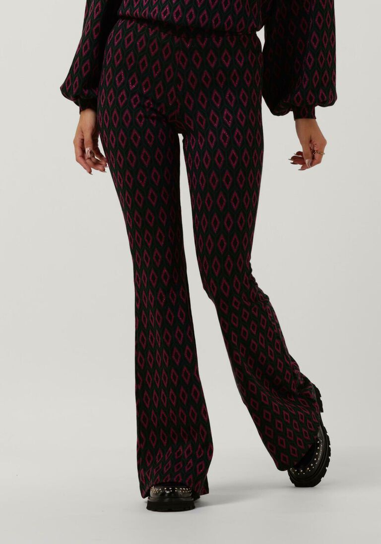 REFINED DEPARTMENT paarse refined department wijde broek 95 ikat knit