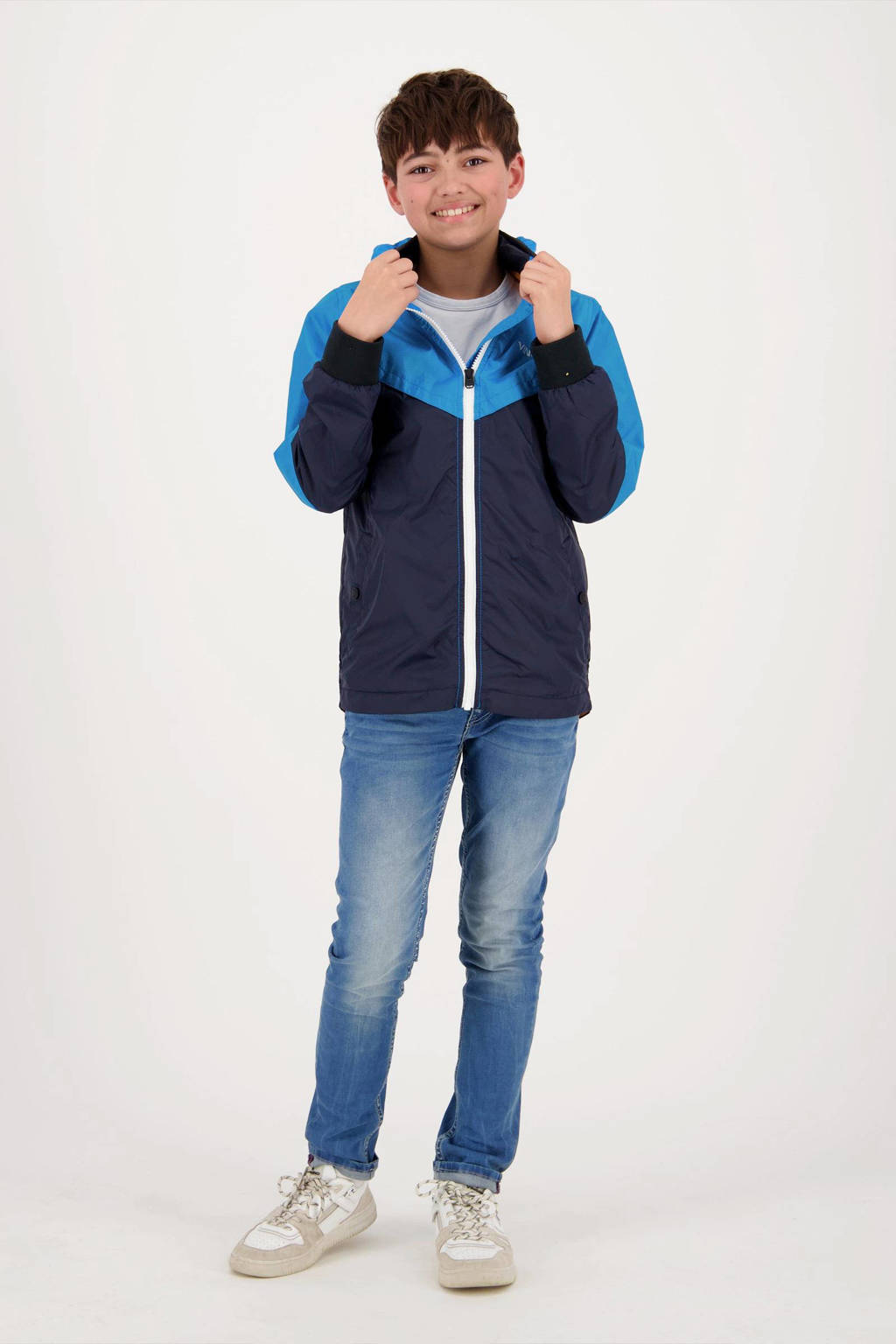 Vingino zomerjas Tiuru aqua/donkerblauw