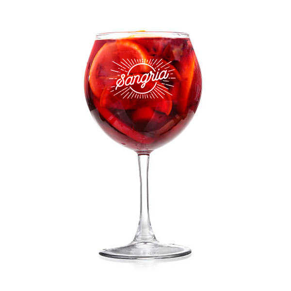 Le verre à pied spécial Sangria