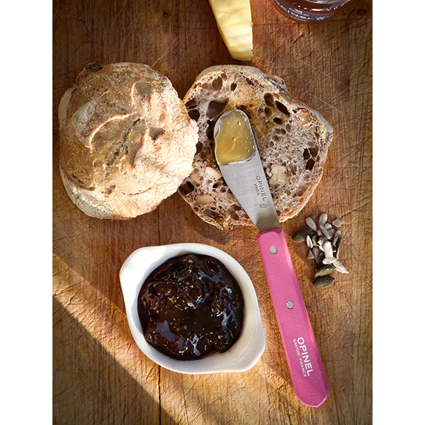 Couteau tartineur N°117 lame inox 6,5 cm fuchsia Opinel