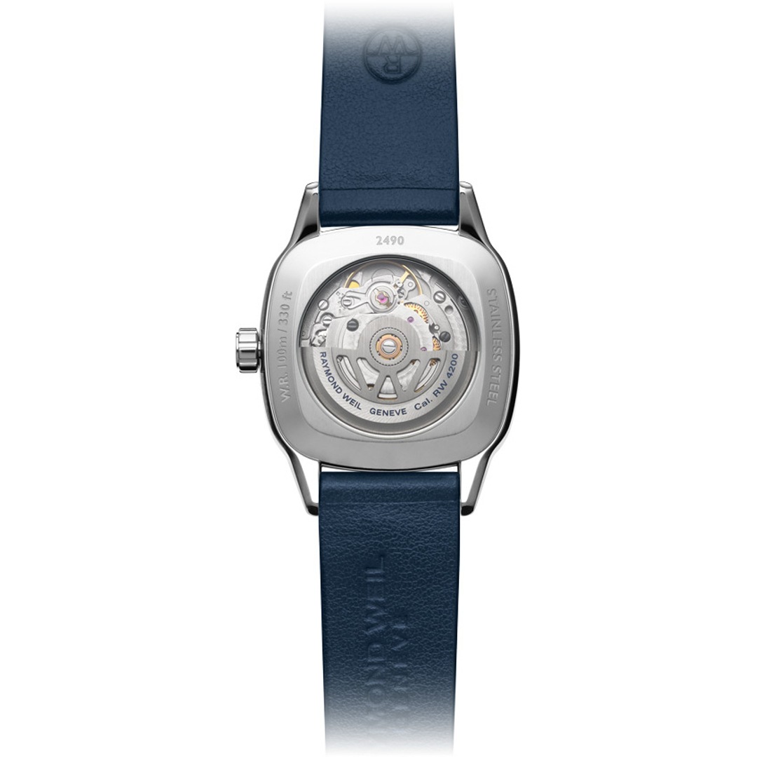 Raymond Weil Freelancer Square Automatik Diamonds Blau