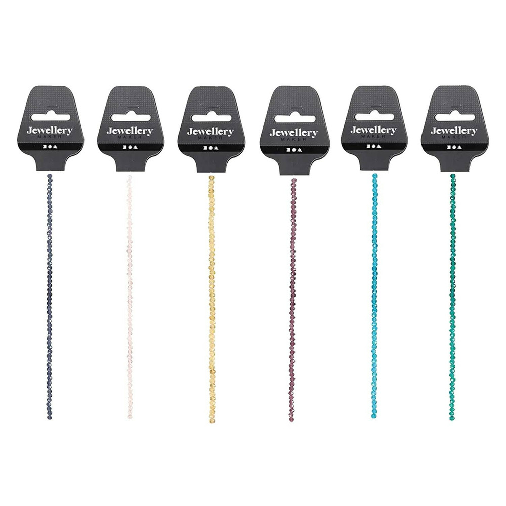 270 perles en plastique rondes à facettes ø 4 mm - multicolores