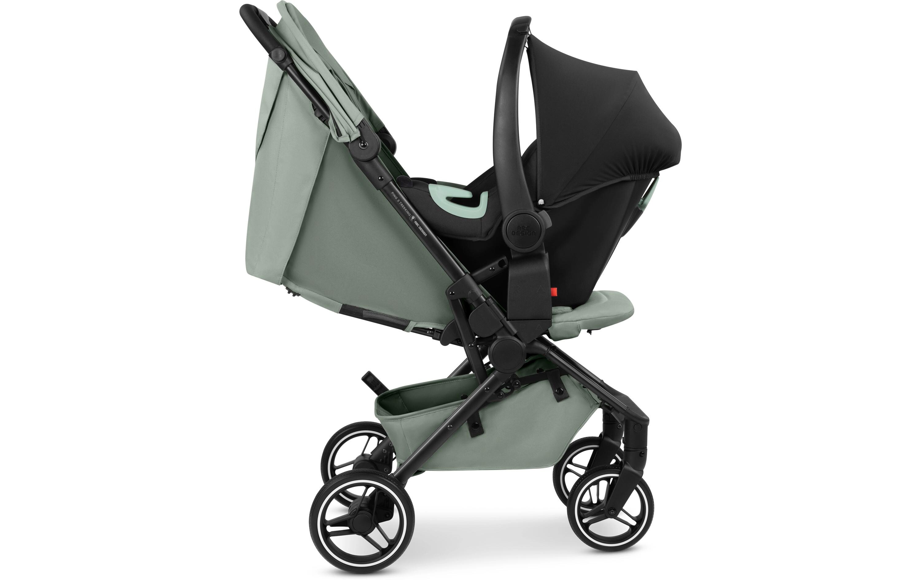 Buggy Ping 3 Trekking Pine<br>Leichter und wendiger Kinderwagen