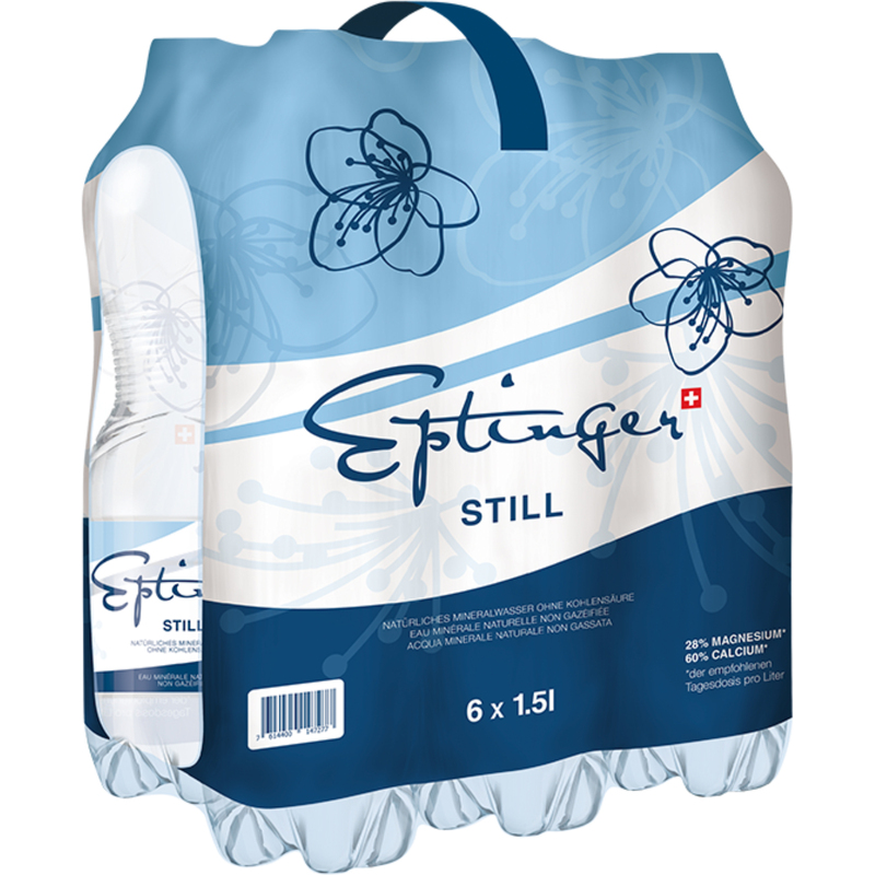 Eptinger Wasser Blau, ohne Kohlensäure, 150 cl, 6 Stück