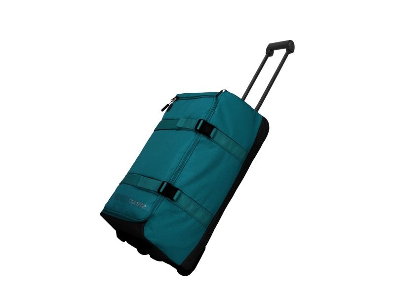 travelite Kick Off Rollenreisetasche L Petrol Reisekoffer