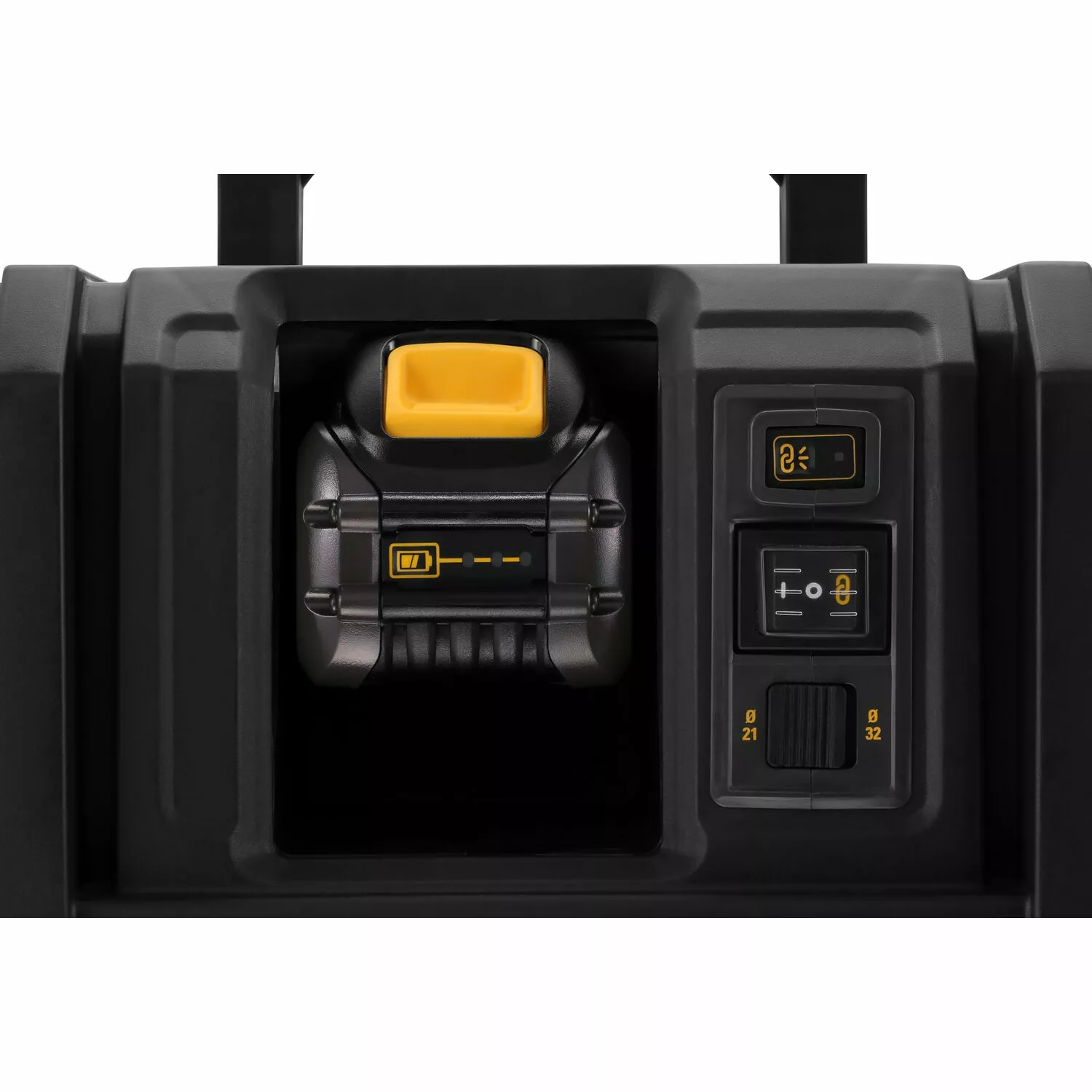 DeWALT DCV586MT2 54V Li-Ion Accu Bouwstofzuiger set (2x 6Ah accu) - Nat/Droog - 2000W - M-Klasse - 11L - koolborstelloos