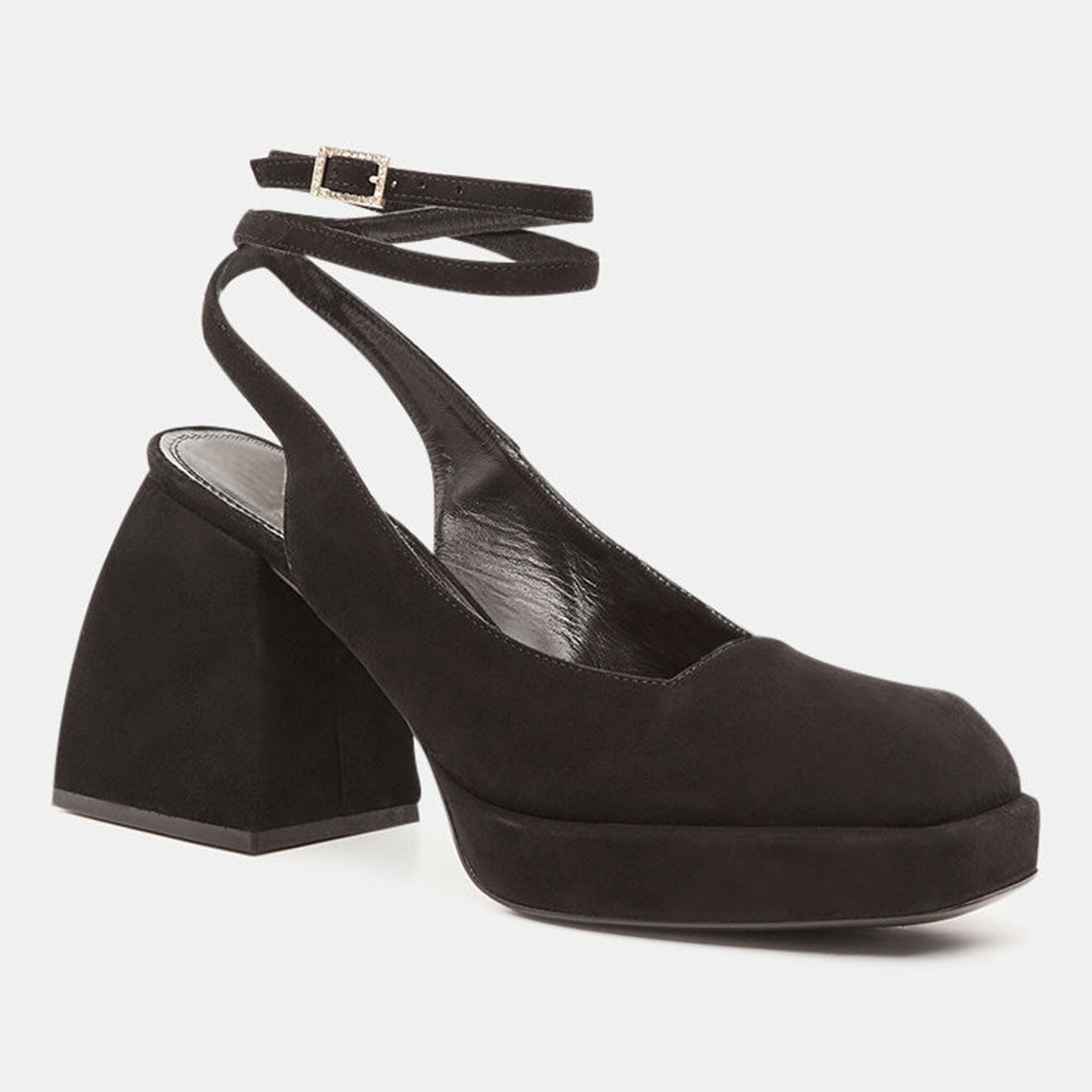Nodaleto Escarpins en Velours de Cuir Lana noirs - Talon 8.5 cm