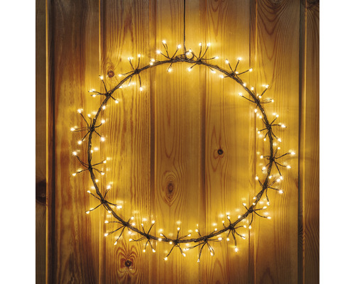 LED metalen cirkel Ø 30 cm Lafiora warm witte lichtkleur incl. timerfunctie