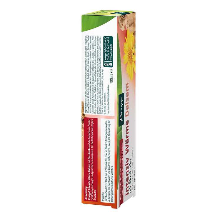 Kneipp Intensiv Wärme Balsam mit Bio-Arnika, 100 ml