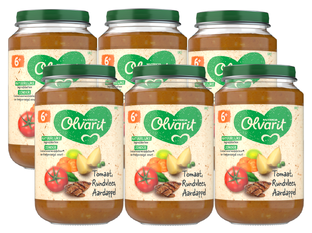 Olvarit 6m  Tomaat Rundvlees Aardappel Wortel 200GR