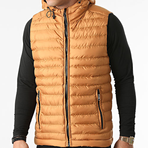 Doudoune Capuche Sans Manches 3523 Camel