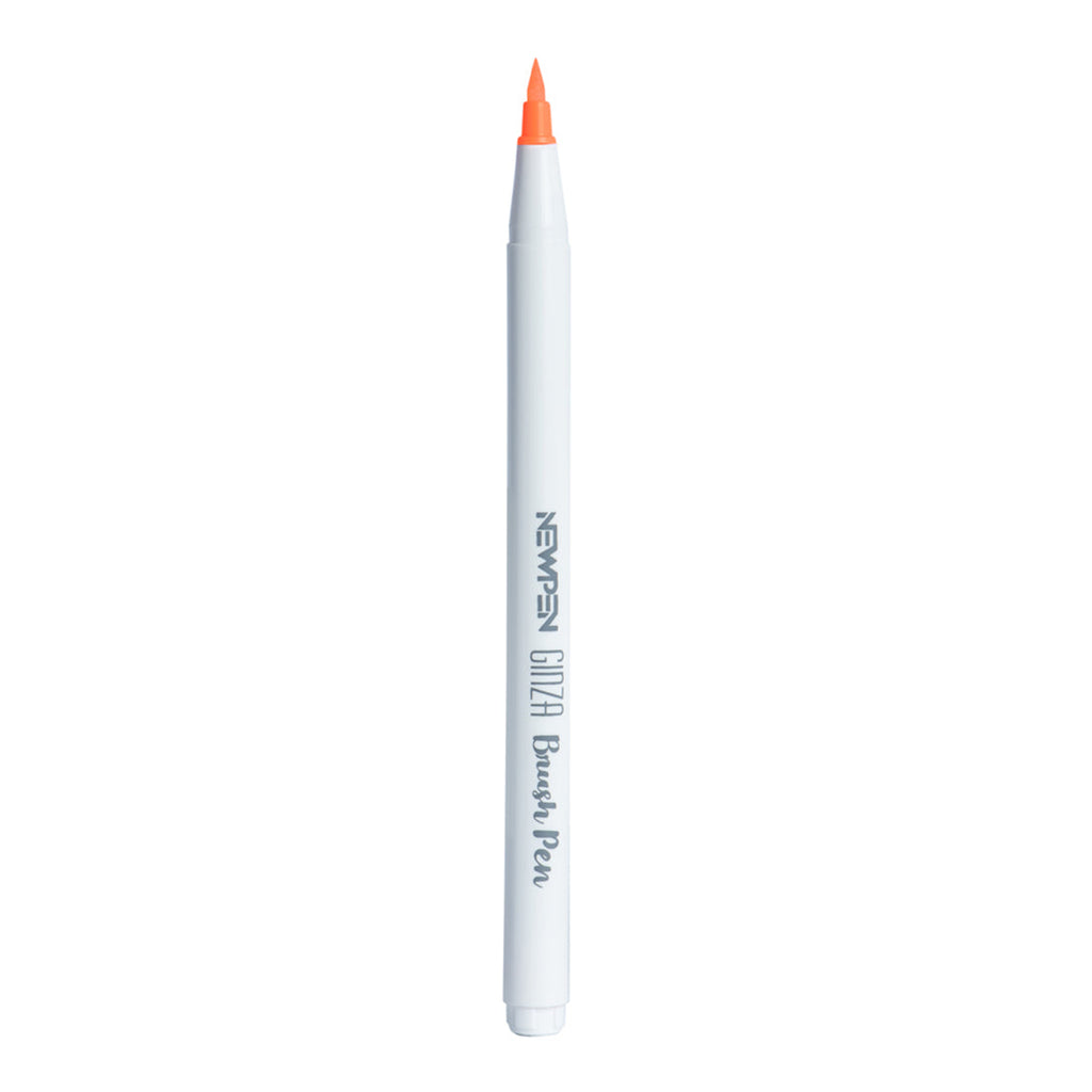 Marcador Ginza Pro Brush Pen Laranja Vulcão