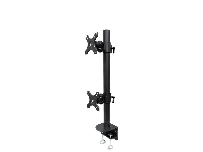 Neomounts FPMA-D960DVPLUS - Monteringssæt - for 2 LCD displays - stål - sort - skærmstørrelse: 17