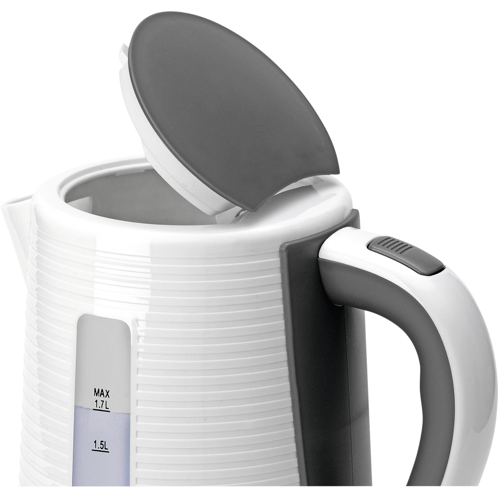 König Wasserkocher Stripes 1.7 lt weiss