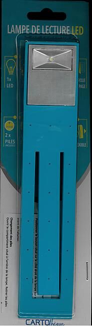 CARTOTHEQUE - LAMPE DE LECTURE LED BLEU