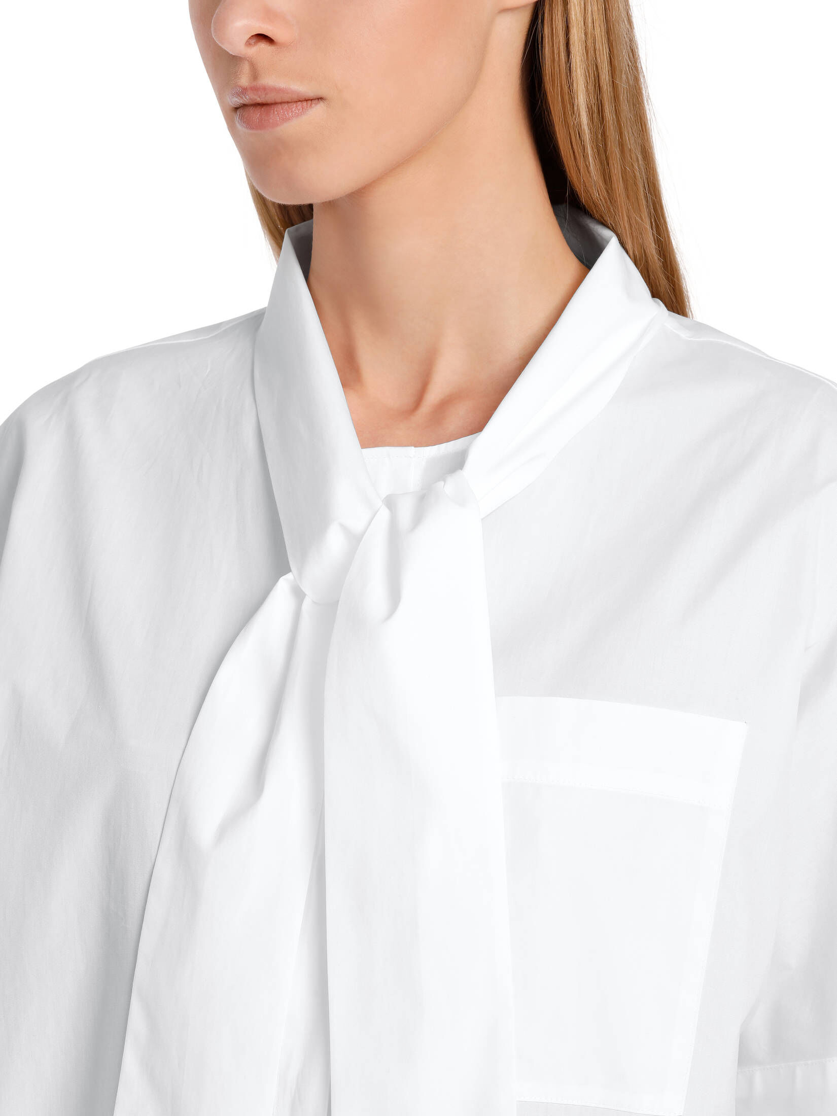 Marc Cain| Damen Schluppenbluse Kurzarm