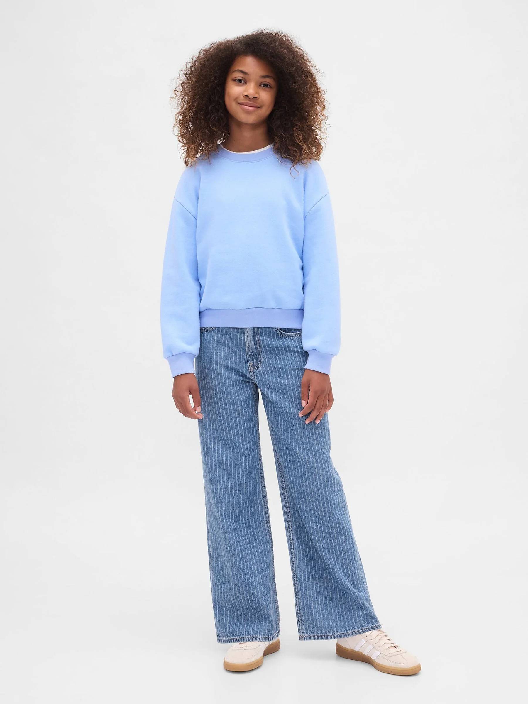 Gap Stride jeans met lage taille en wijde pijpen (5-13jr)