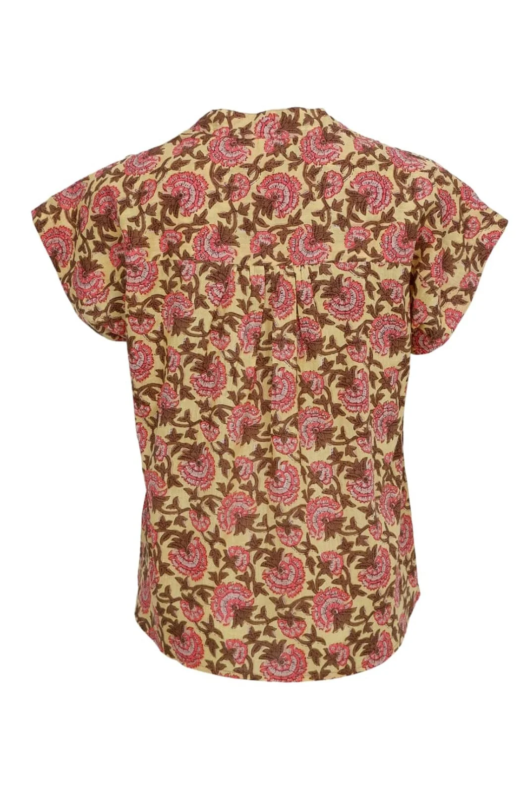 Black Colour Bcflora S/S Blouse 39814