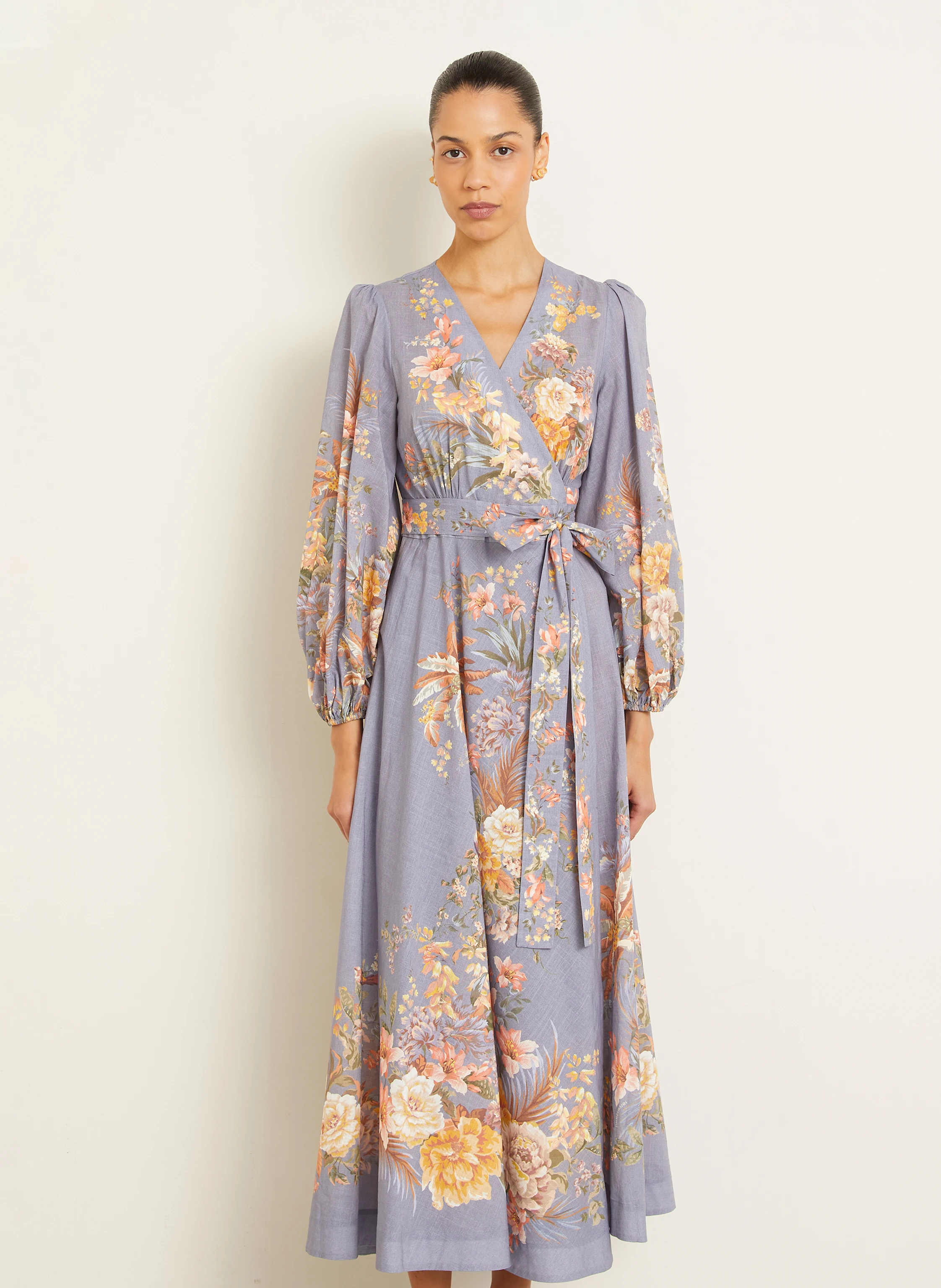 ZIMMERMANN Wickelkleid TALLOW