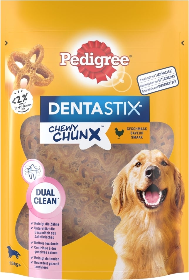 Pedigree hondensnack Dentastix Chewy Chunx kip maxi 68 g
