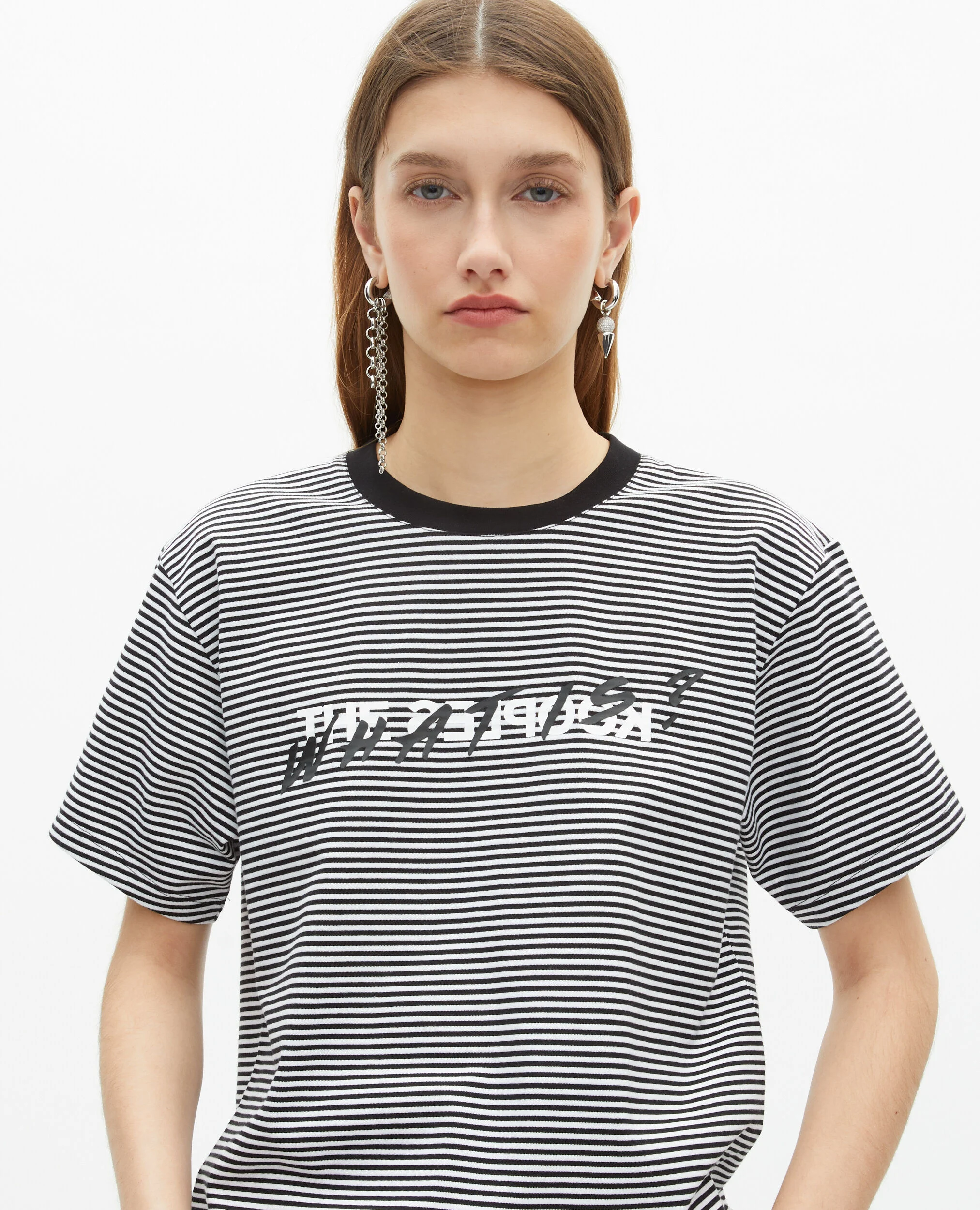 T-shirt What is à rayures écru