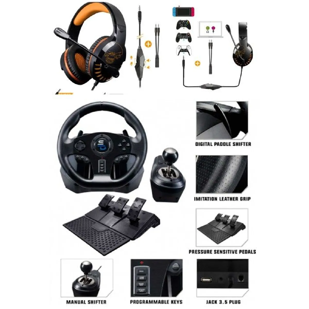 Subsonic Casque Gamer SPIRIT OF Gamer