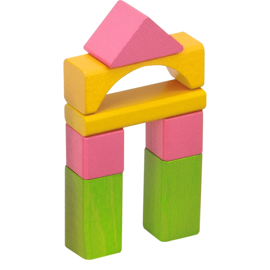 Eichhorn Bunte Holzbausteine 75 Teile