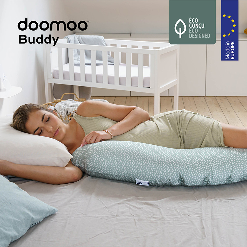 Coussin de maternité Doomoo Buddy - Cloudy Kaki