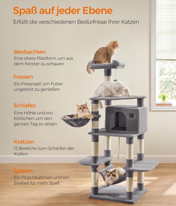 Feandrea Kratzbaum mit Fressnapf, ca.