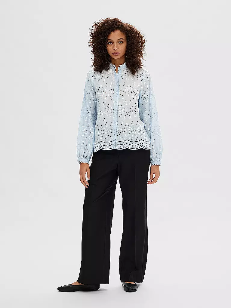 SELECTED FEMME Bluse SLFTATIANA hellblau
