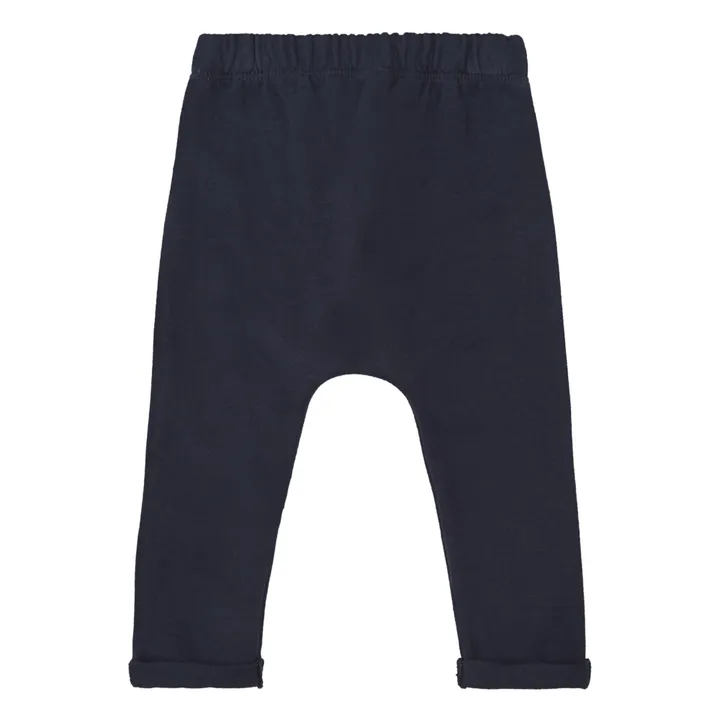 Petit Bateau Pantalon Jersey Coton Bio | Bleu marine
