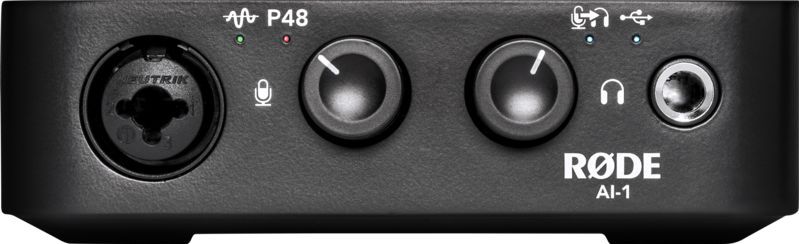 Rode - AI-1 - USB Audio-interface - Rood - Professionele Geluidskwaliteit